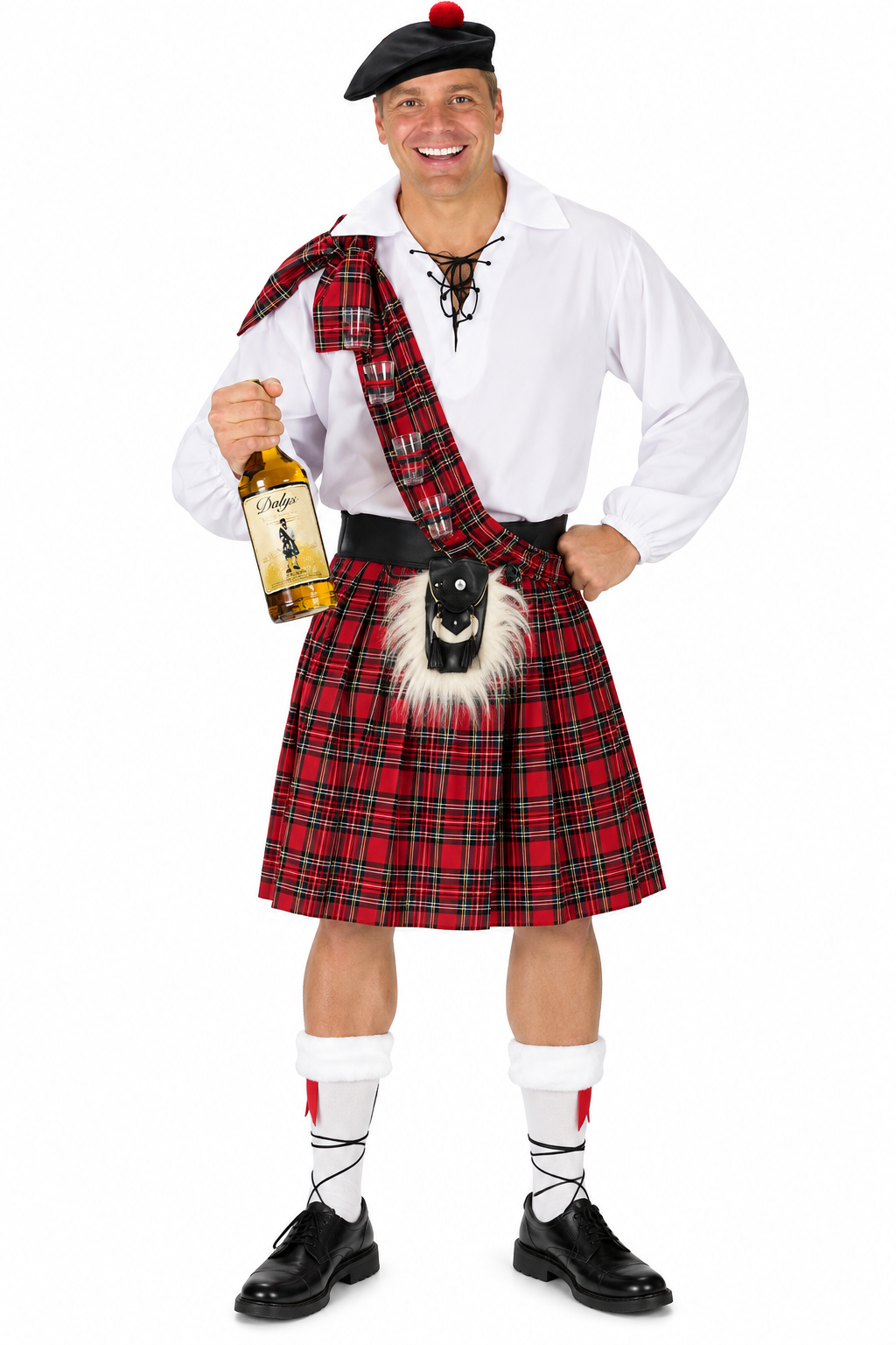 Big Shot Scot Adult Costume (Plus Size)
