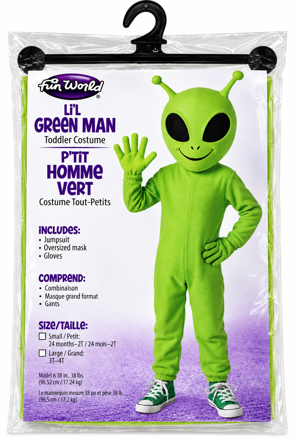 Li’l Green Man Toddler Costume