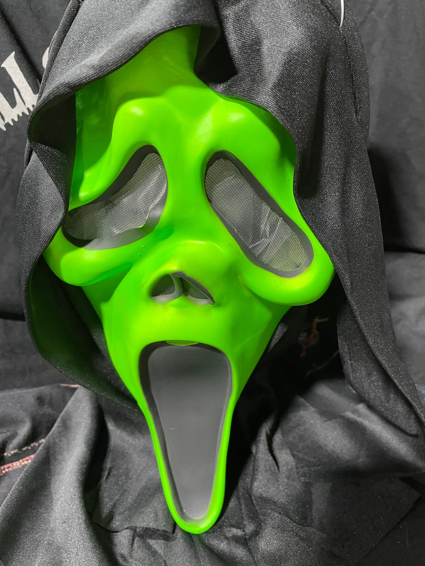GHOSTFACE FLUORESCENT GREEN MASK