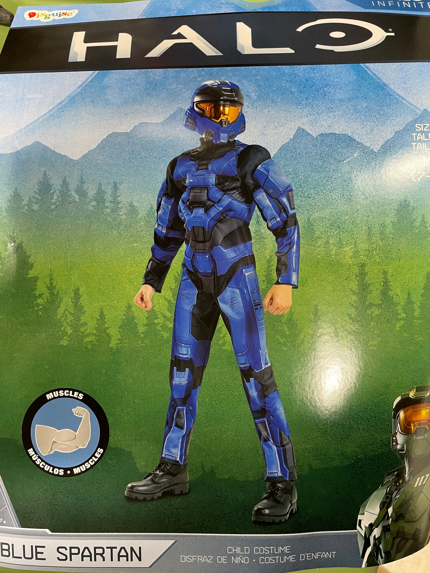 HALO BLUE SPARTAN (CHILDREN COSTUME)
