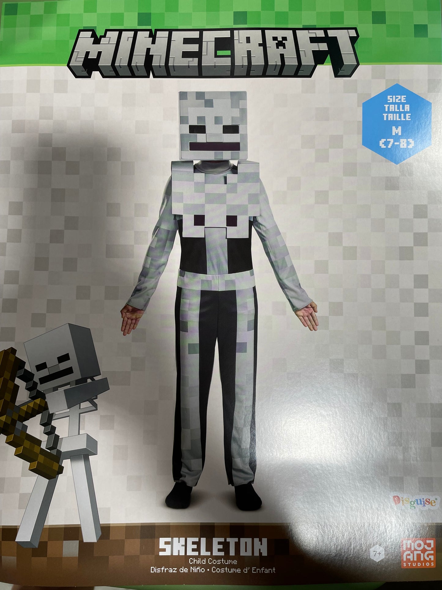 MINECRAFT SKELETON CHILDREN COSTUME