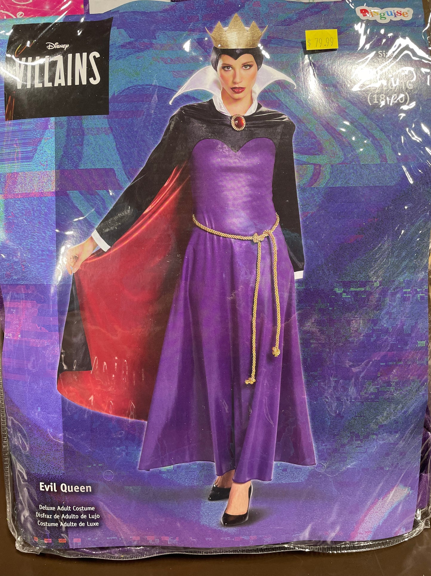 DISNEY VILLIANS EVIL QUEEN ADULT COSTUME