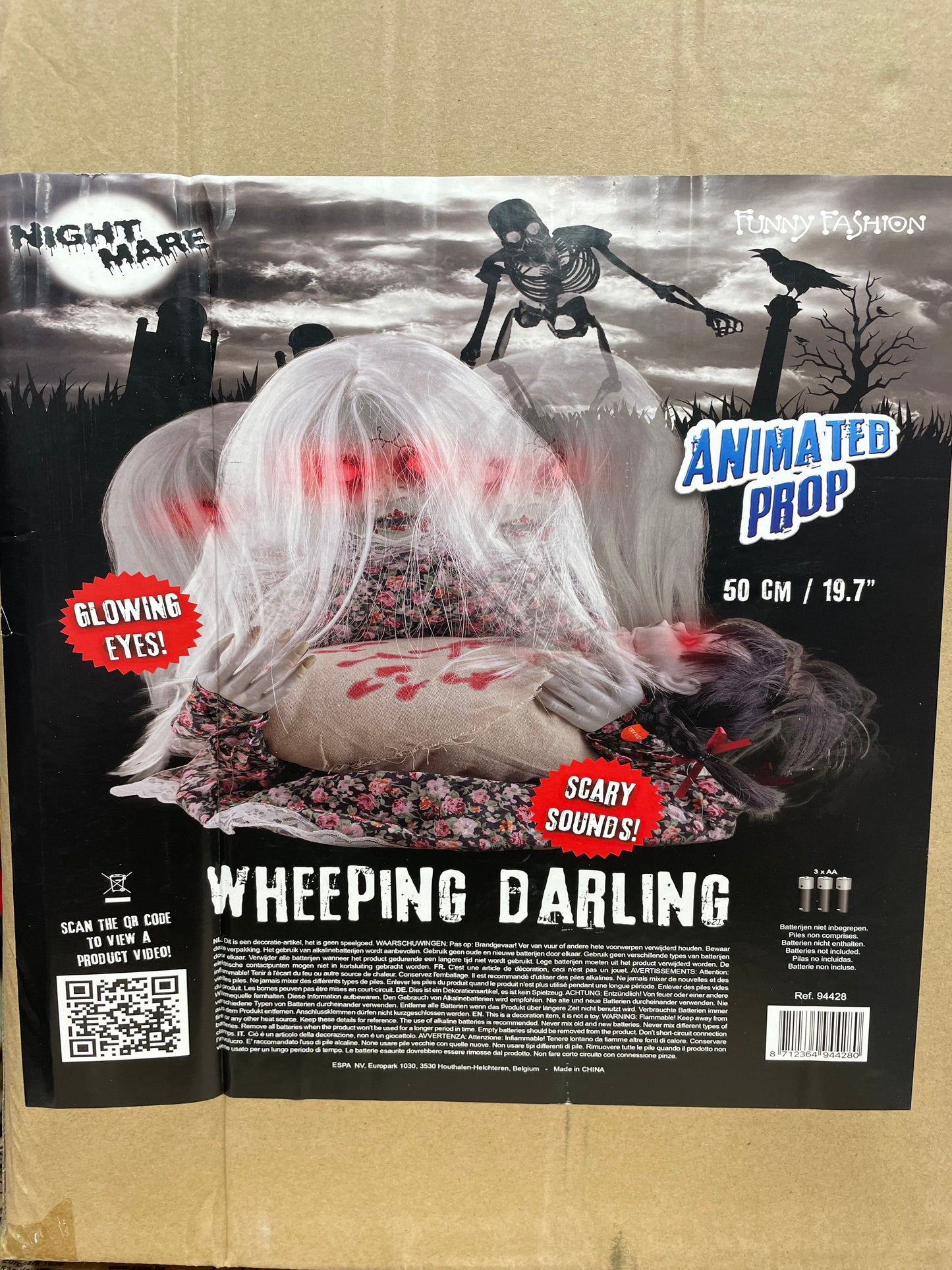 WHEEPING DARLING ANIMATED PROP