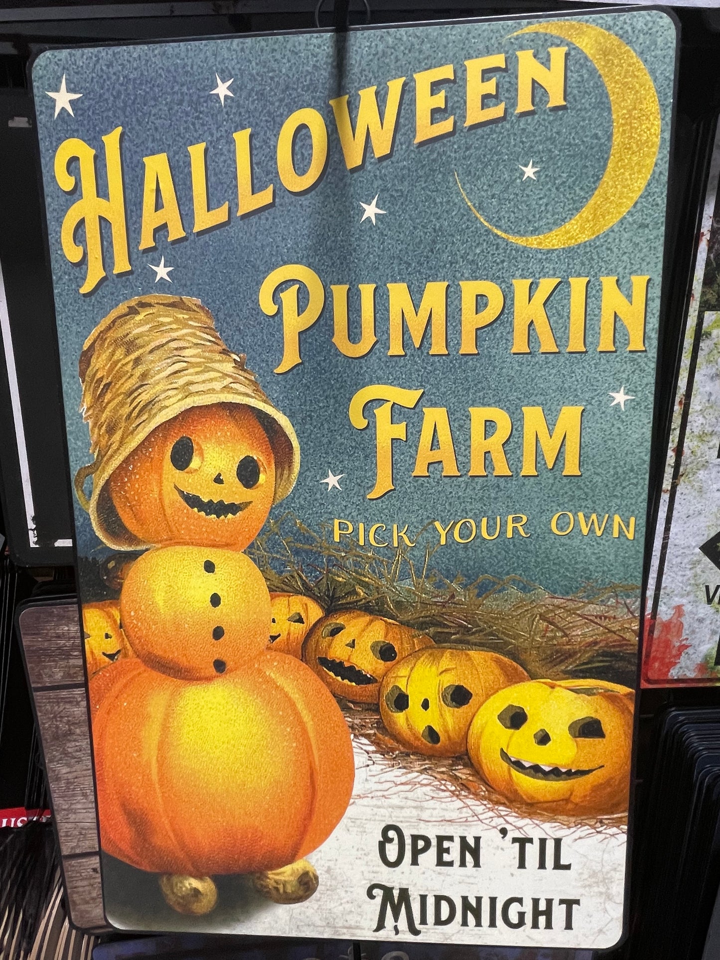HALLOWEEN PUMPKIN FARM SIGN