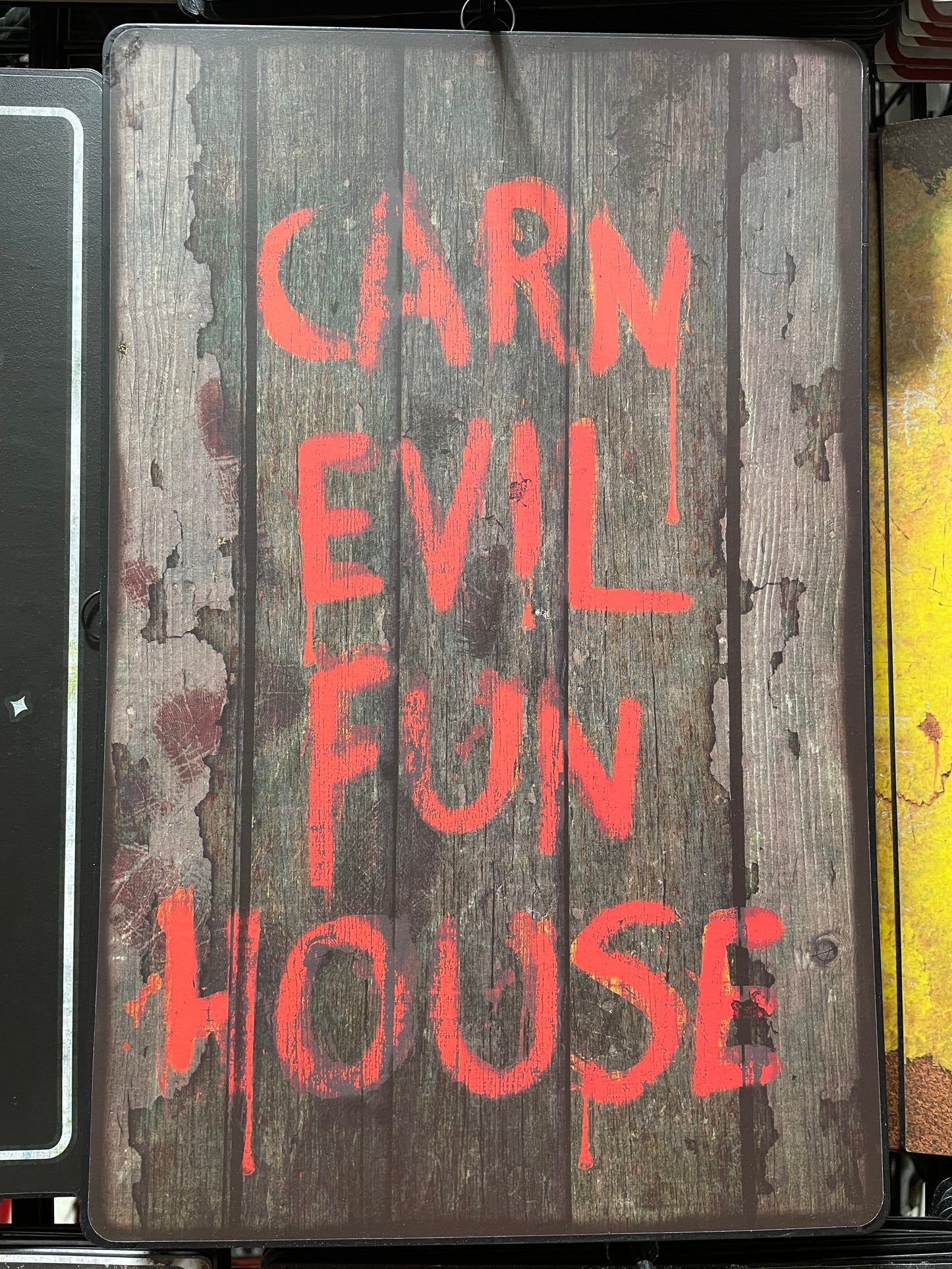 CARNEVIL FUN HOUSE SIGN