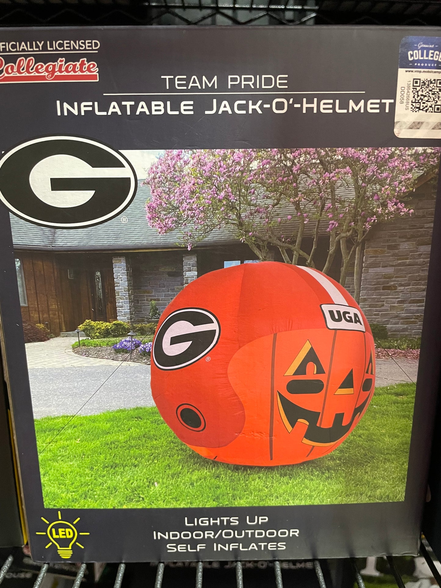 GEORGIA TEAM PRIDE INFLATABLE JACK-O-HELMET