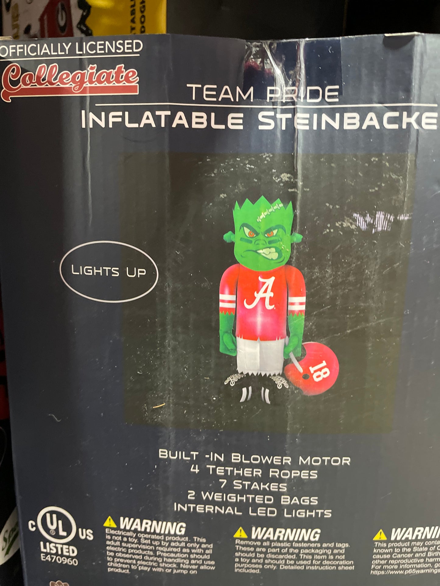 TEAM PRIDE ALABAMA INFLATABLE STEINBACKER