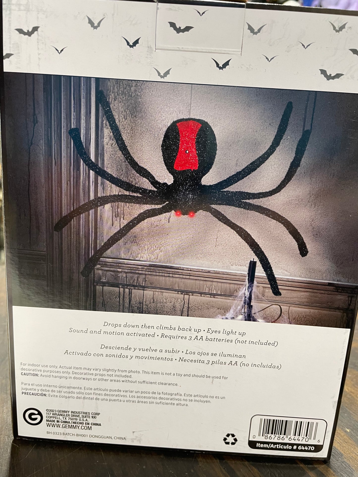 SPOOKY MOODS DROPPING SPIDER