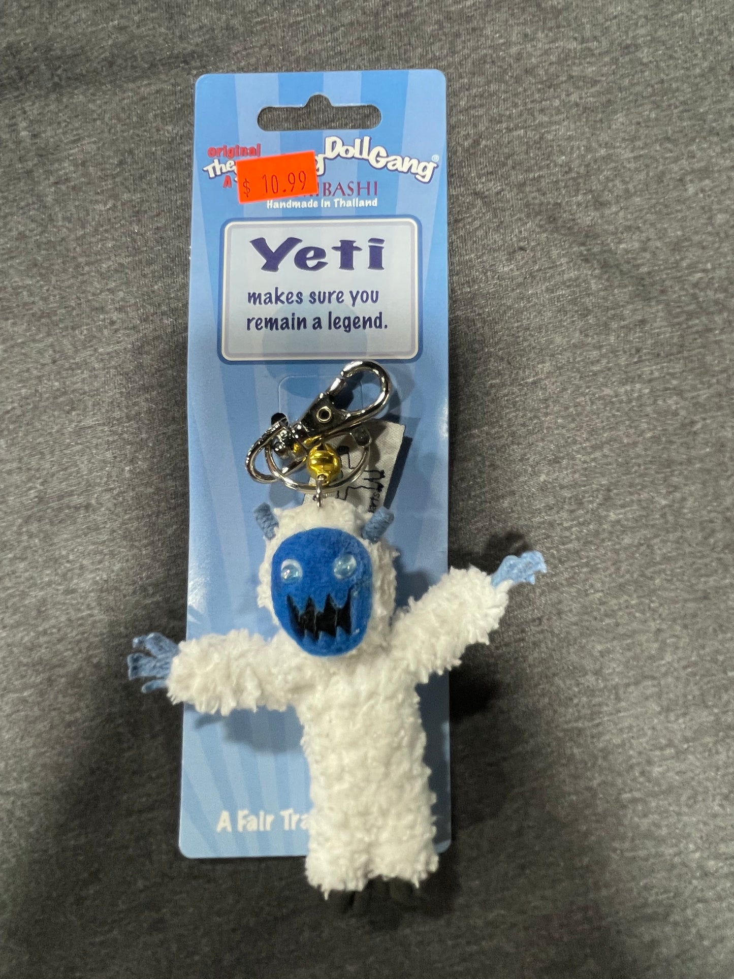 THE STRING DOLL GANG YETI KEYCHAIN