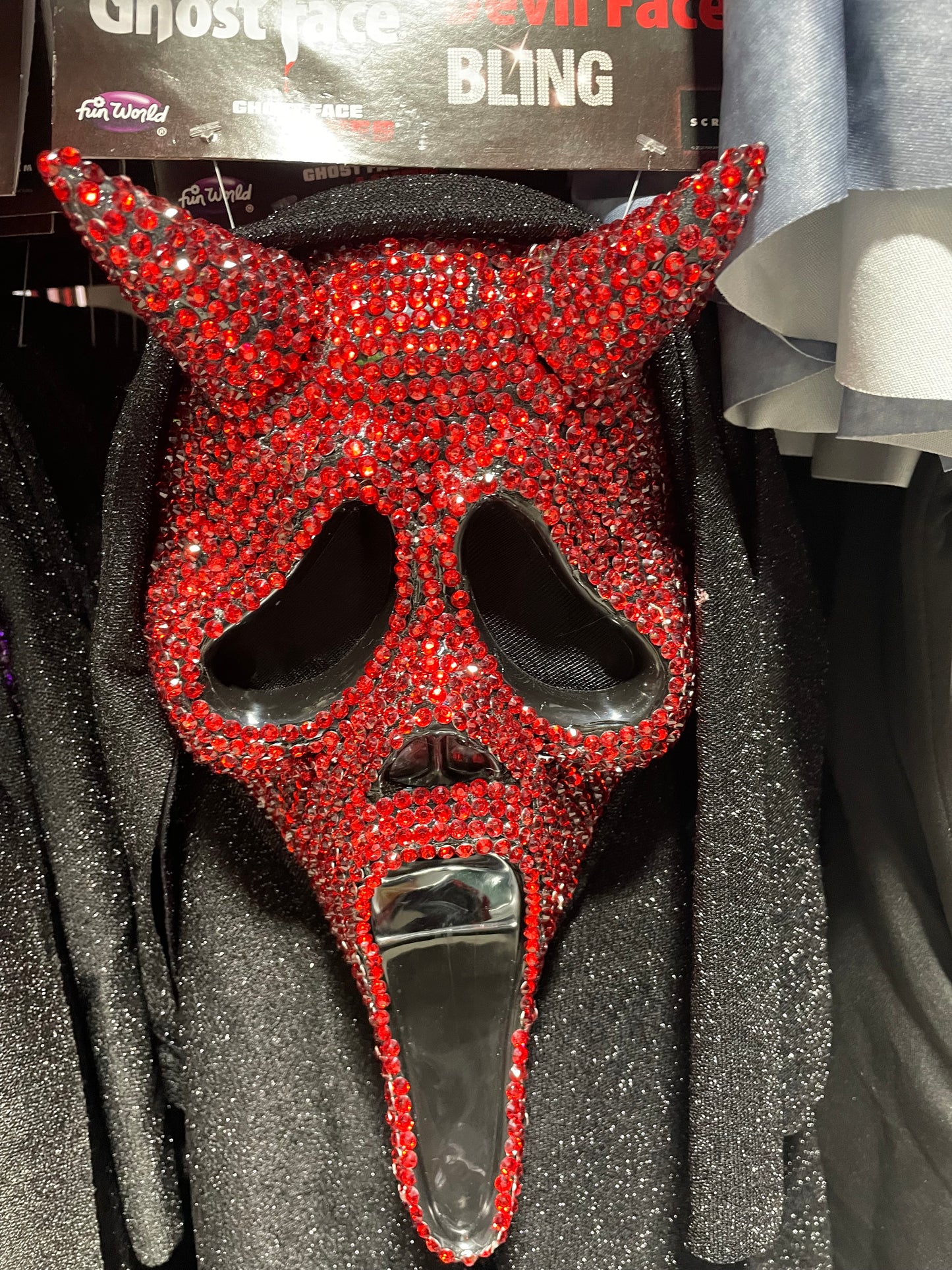 GHOSTFACE DEVIL BLING MASK