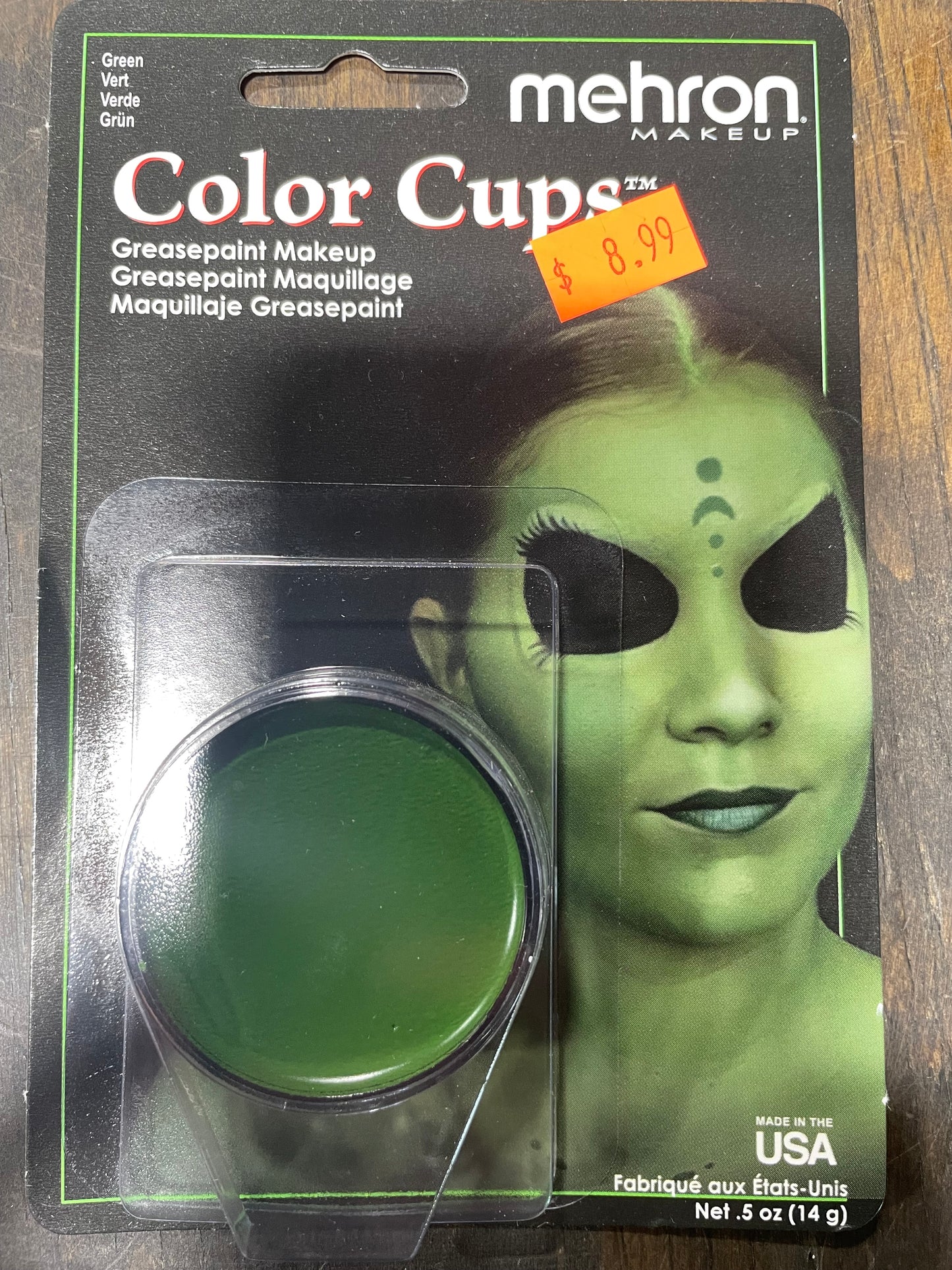 MEHRON GREEN COLOR CUPS MAKEUP