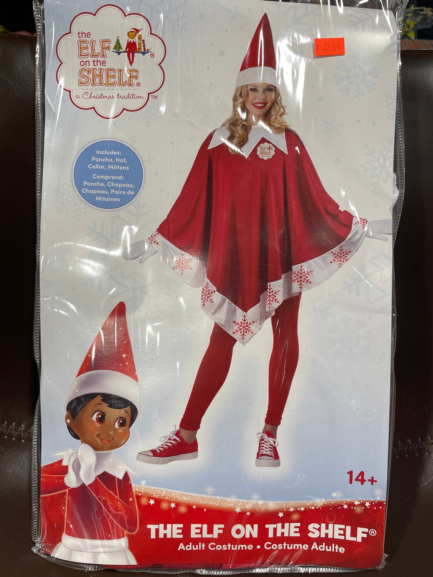 The Elf on the Shelf Poncho