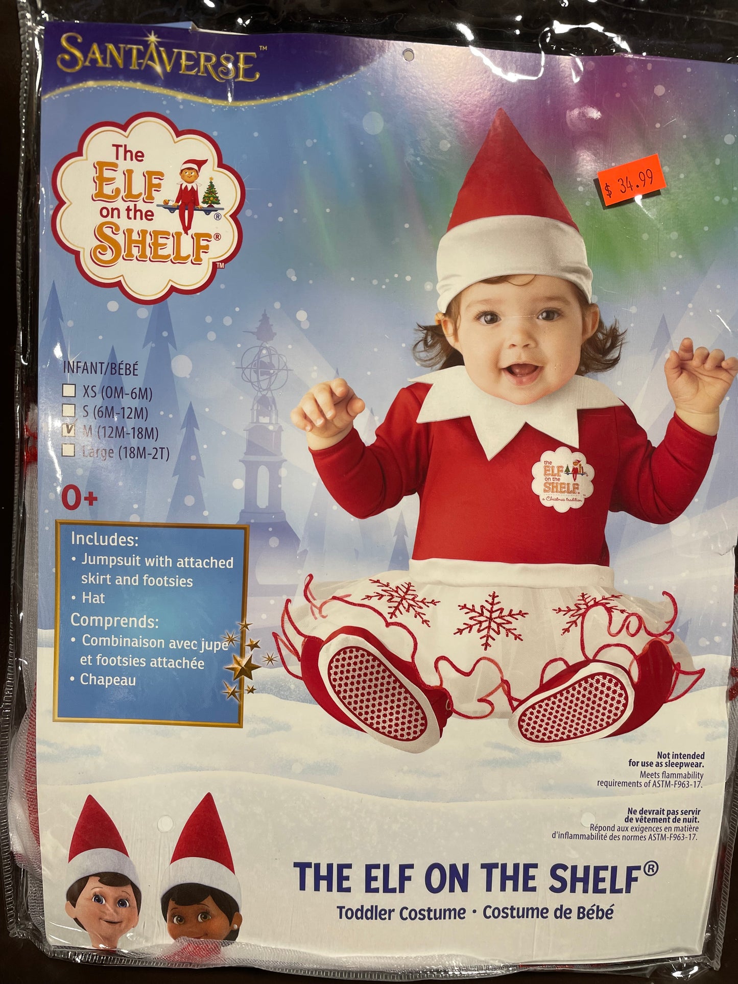 The Elf on the Shelf Toddler Costume