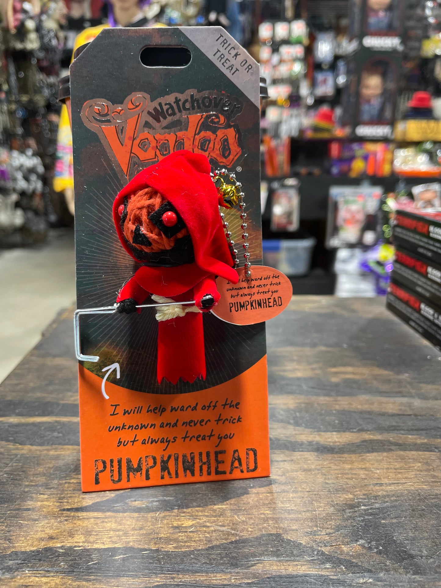 PUMPKINHEAD WATCHOVER VOODOO KEYCHAIN