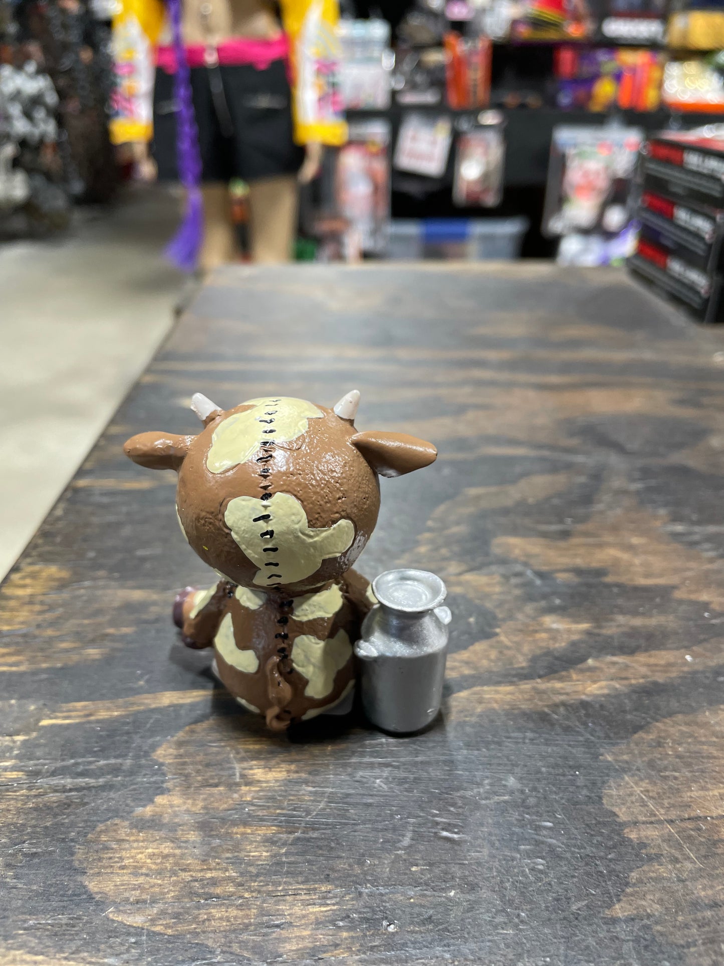 FURRYBONE BROWN MOO-MOO FIGURINE