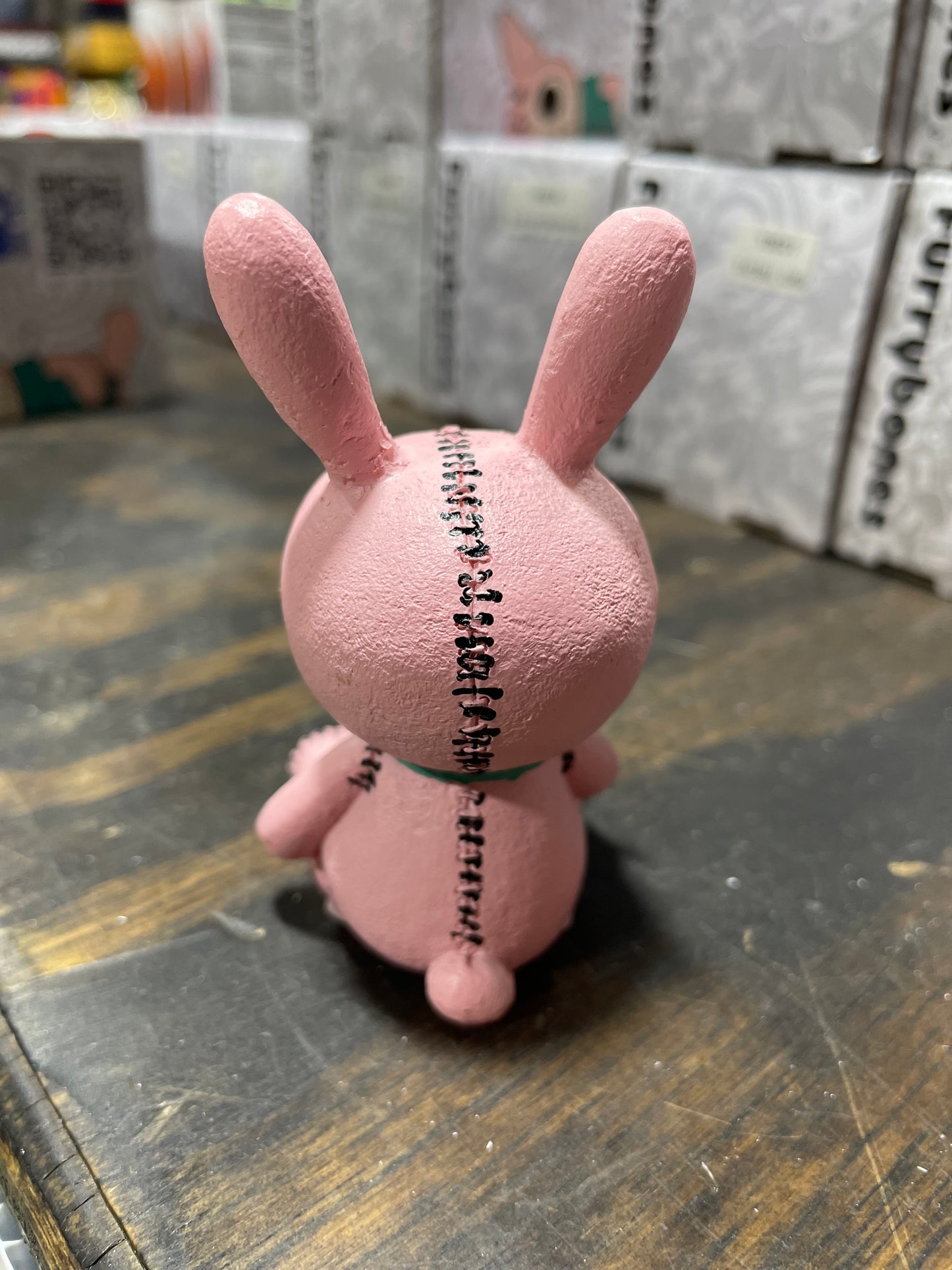 FURRYBONE PINK BUN-BUN FIGURINE
