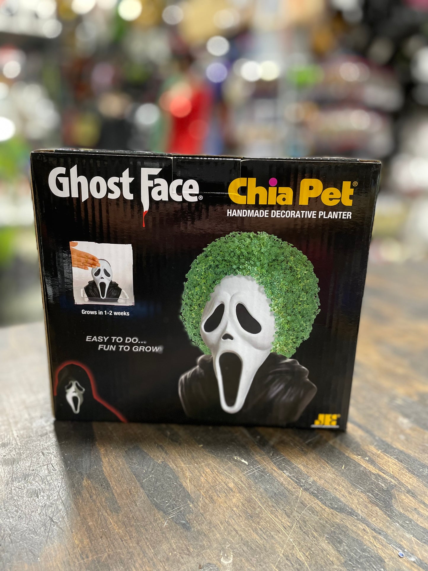 GHOST FACE CHIA PET
