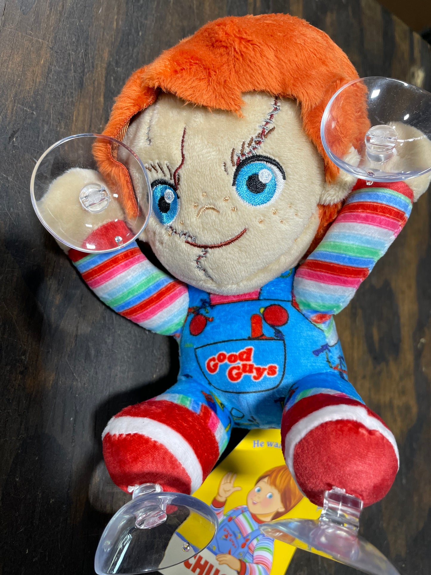 CHUCKY PLUSH WINDOW CLING