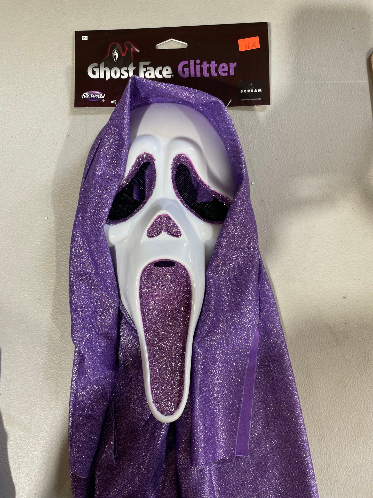 GHOSTFACE GLITTER MASK
