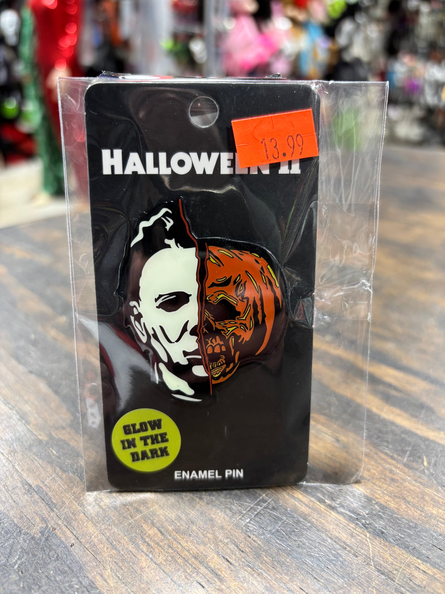 MICHAEL MYERS HALF FACE PIN