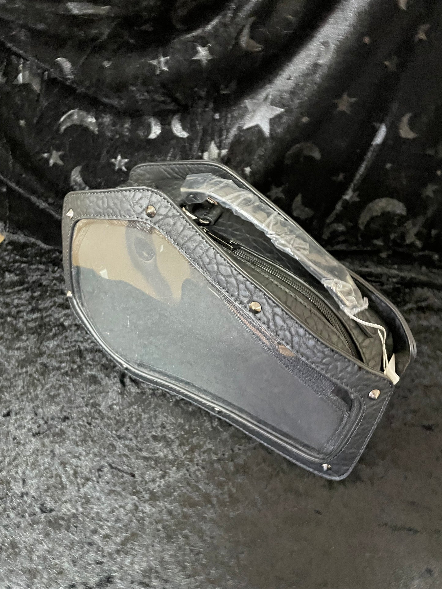 Black Skeleton Coffin Purse