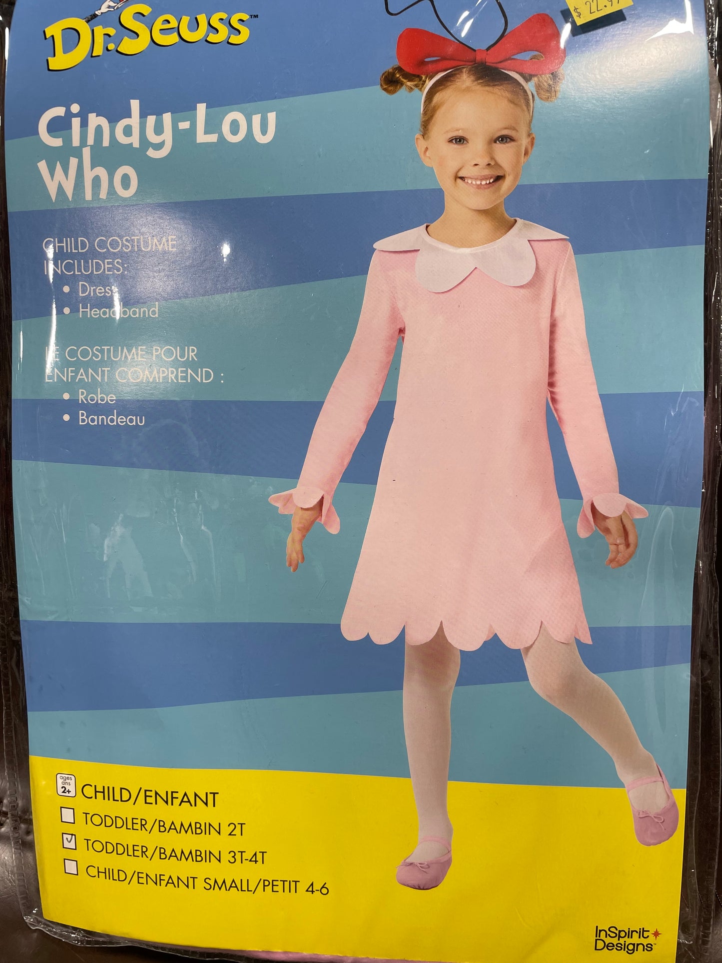 DR SEUSS CINDY-LOU WHO COSTUME