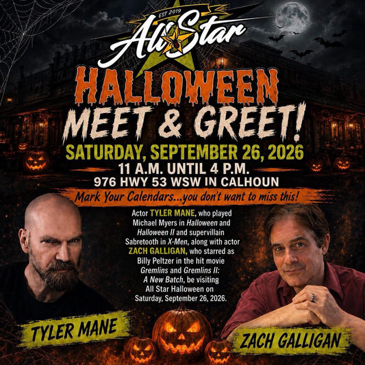Meet Zack Galligan & Tyler Mane at All-Star Halloween in Calhoun, GA!