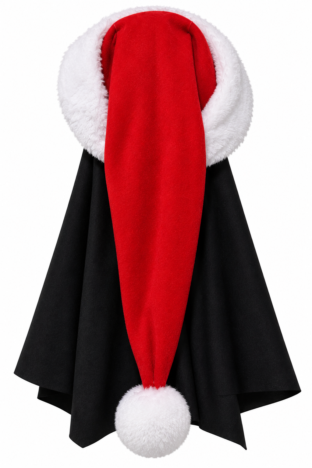 Ghost Face Red Glitter Holiday Mask