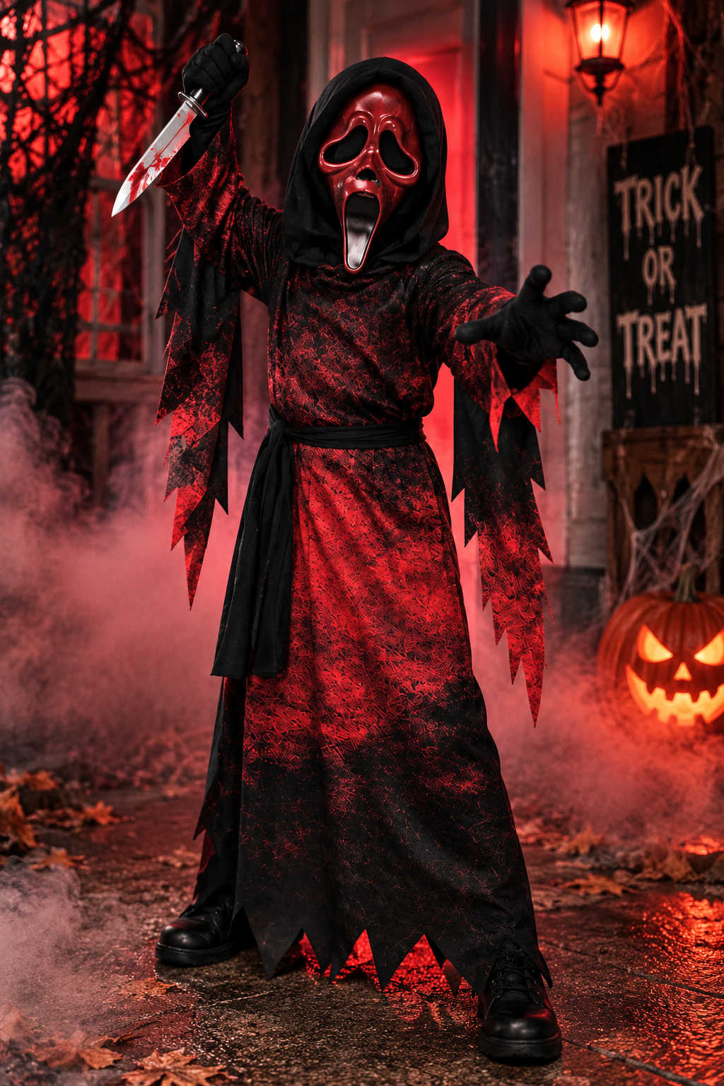 Midnight Red Ghost Face® Child Costume
