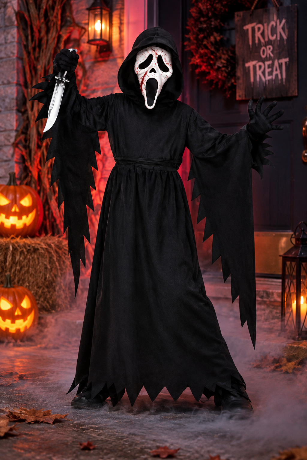 Splatter Ghost Face Children's Costume