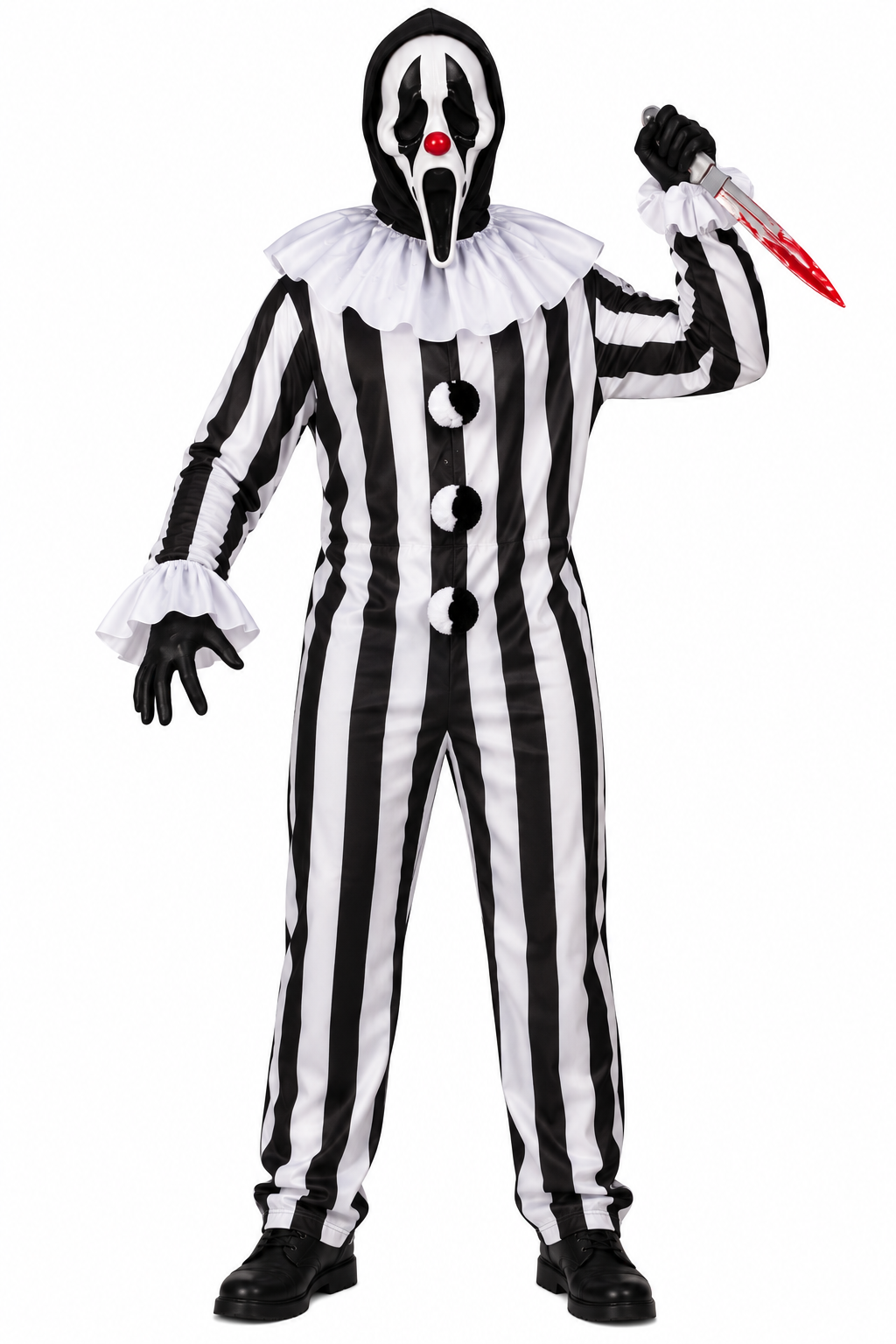 Circus Ghost Face Adult Costume
