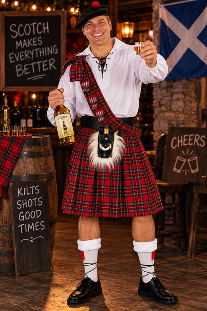 Big Shot Scot Adult Costume (Plus Size)