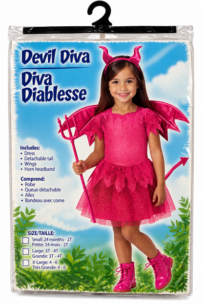 Devil Diva Toddler Costume