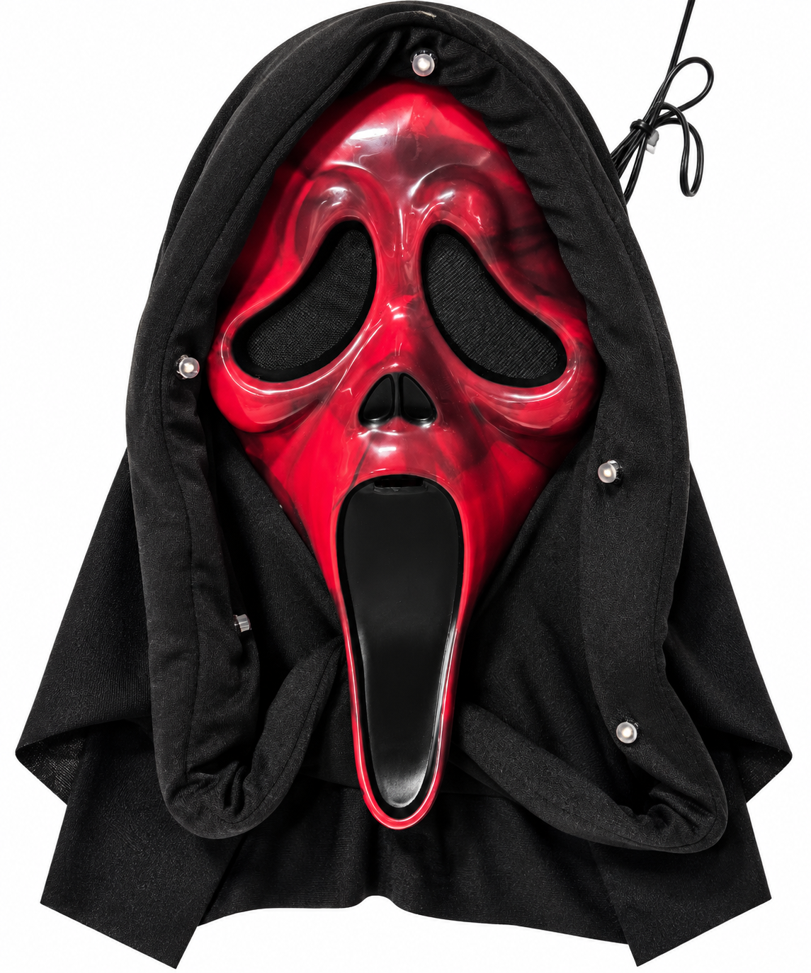 Ghost Face Blacklight Mask (Red)