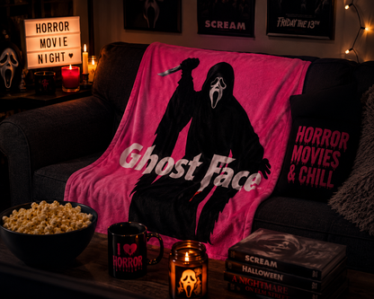 Ghost Face Fleece Blanket