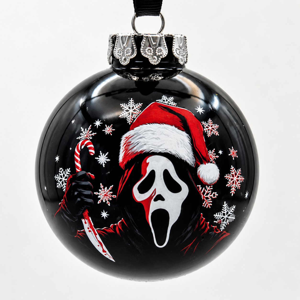 Ghost Face Holiday Ornament