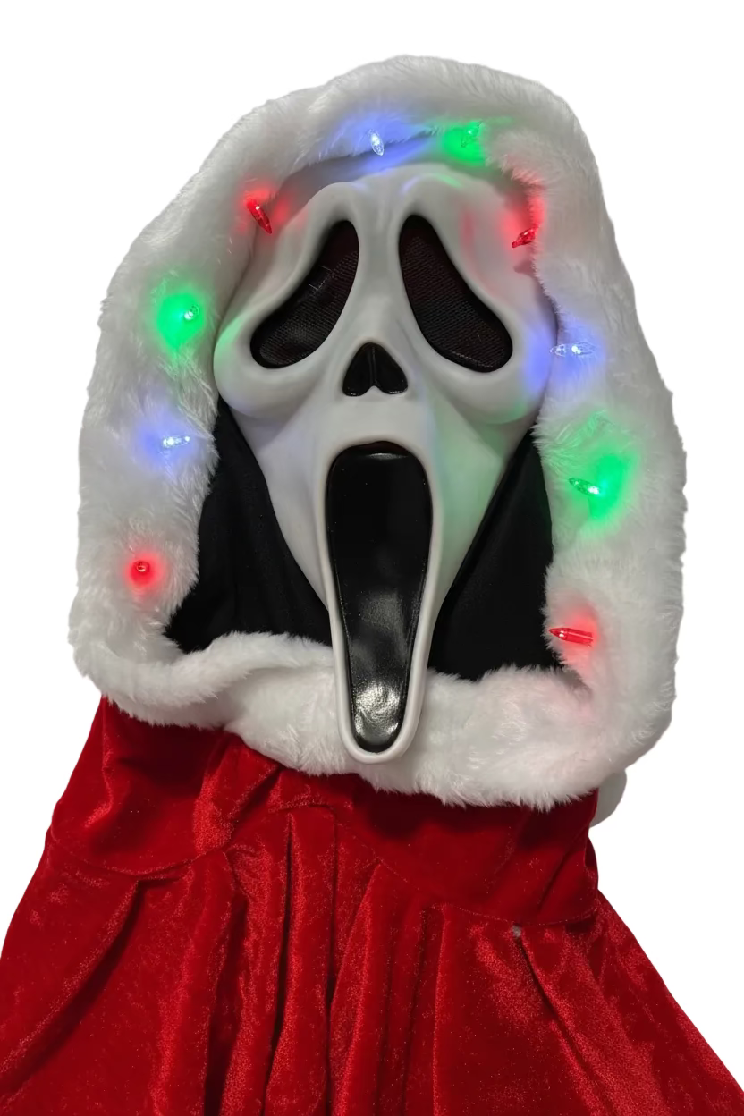Ghost Face Light-Up Holiday Mask