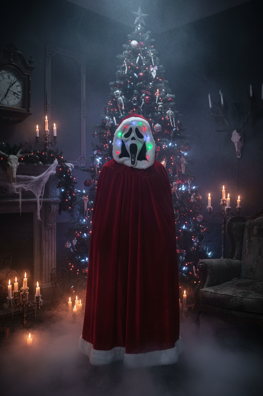 Ghost Face Light-Up Holiday Mask