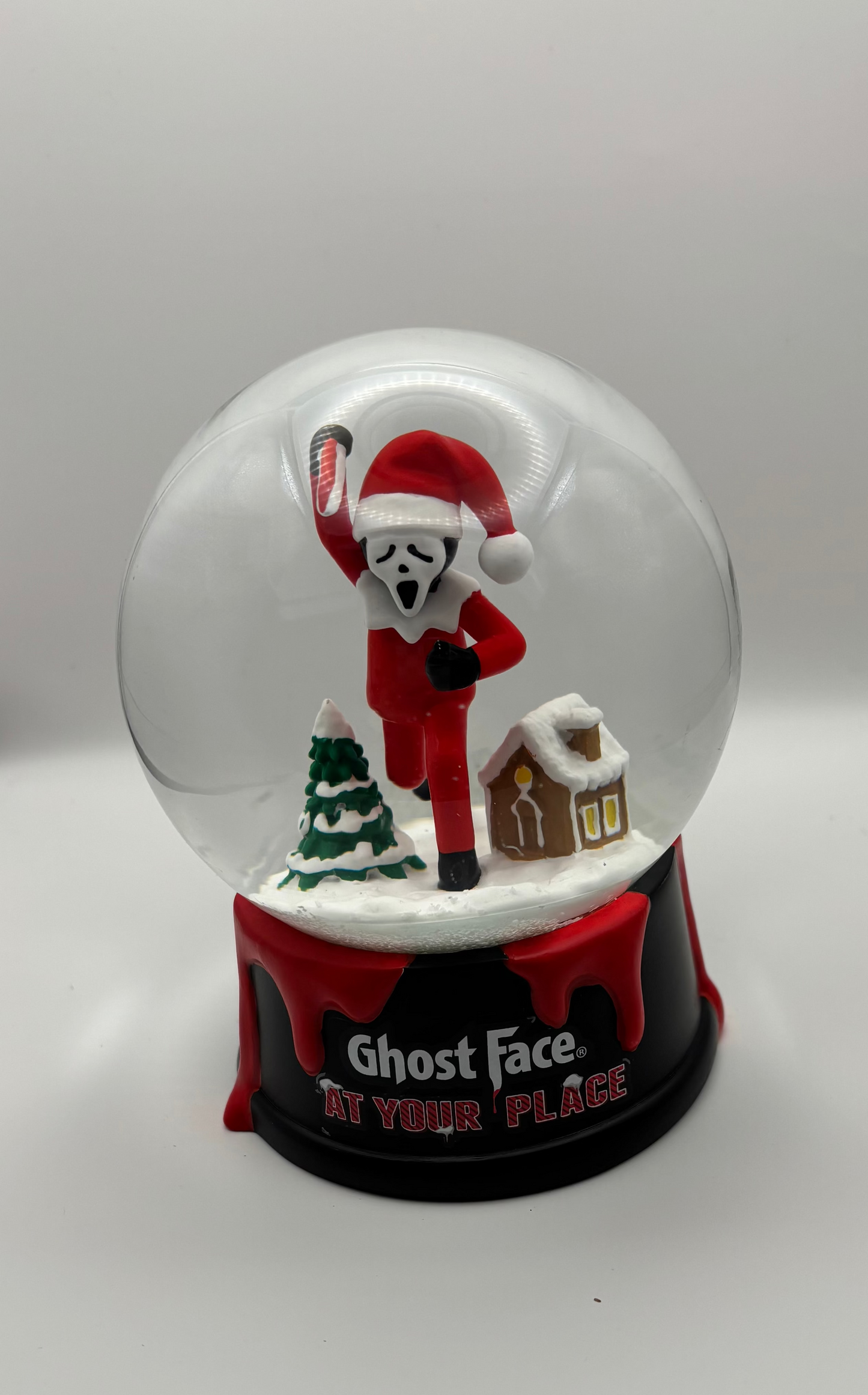 Ghost Face® “At Your Place” Christmas Snow Globe