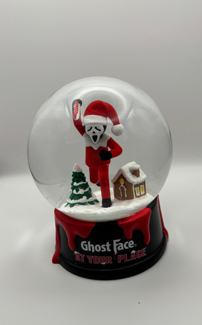 Ghost Face® “At Your Place” Christmas Snow Globe