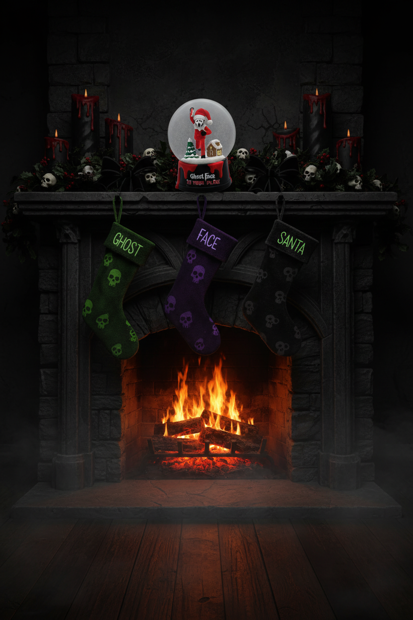 Ghost Face® “At Your Place” Christmas Snow Globe