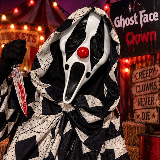 Ghost Face Clown Mask