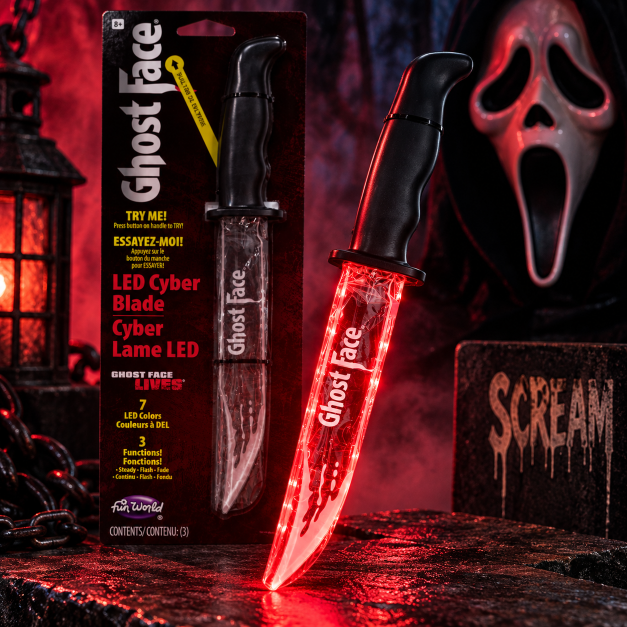 Ghost Face LED Cyber Blade