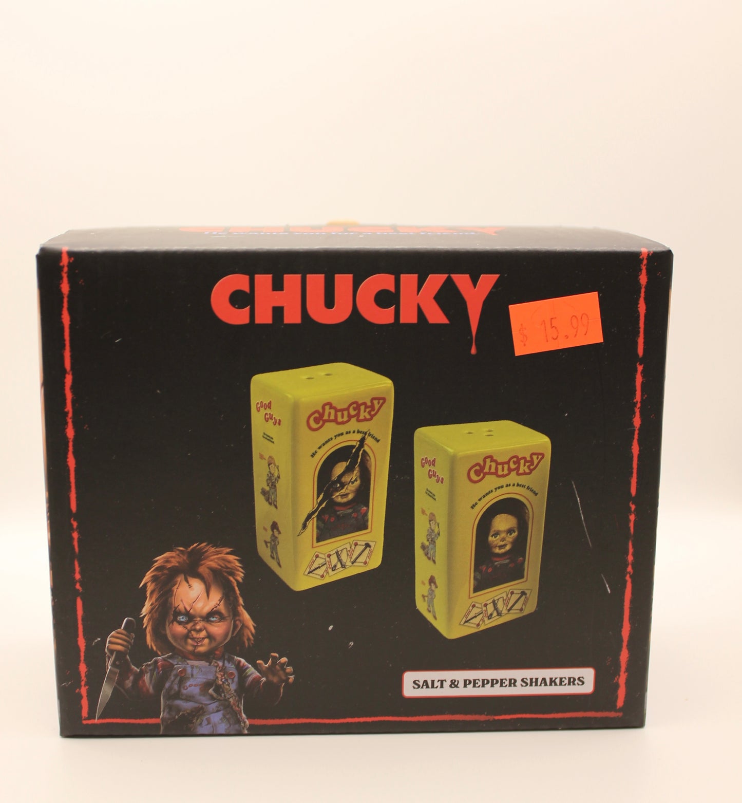 Chucky Salt & Pepper Shakers
