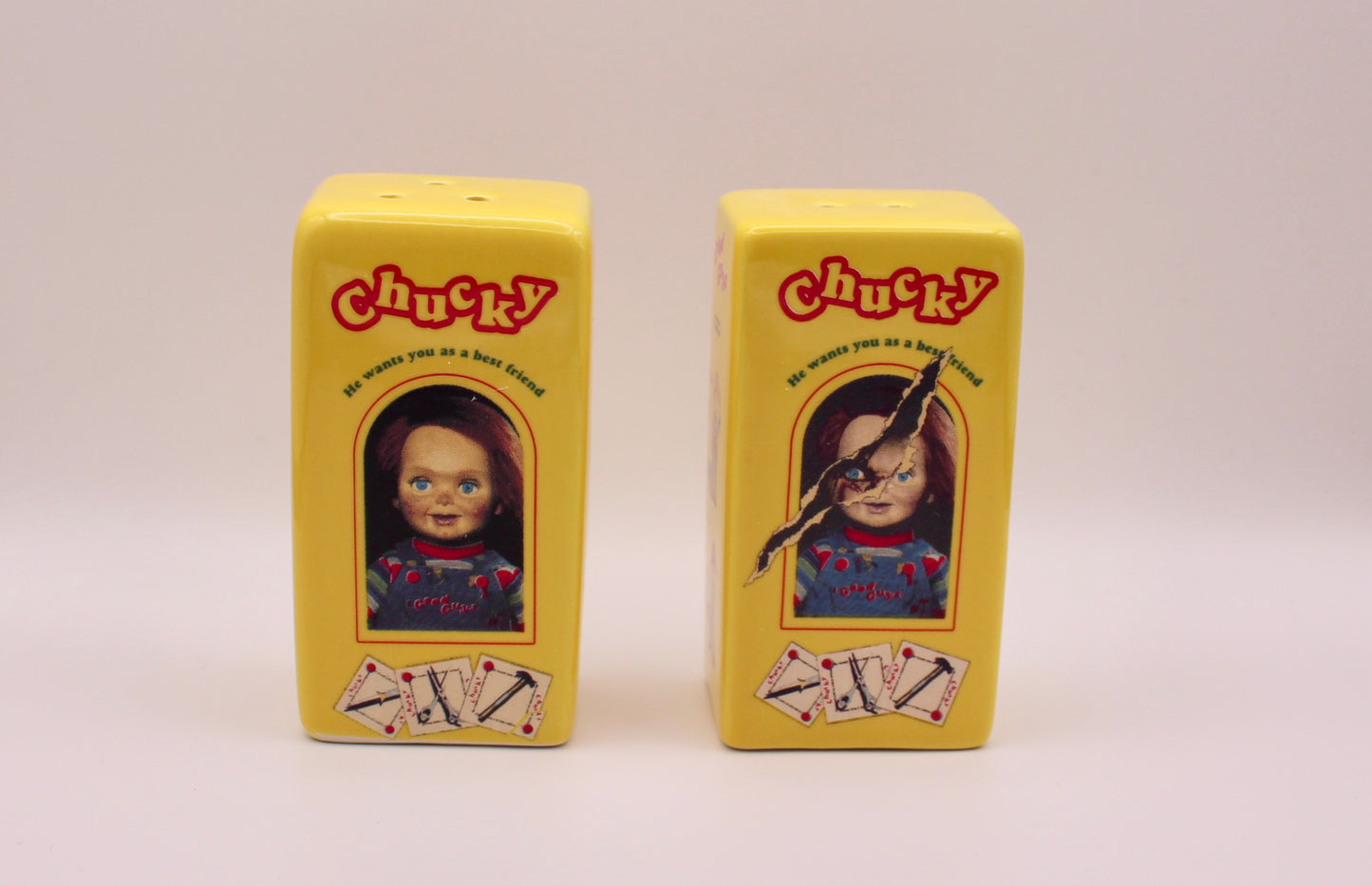 Chucky Salt & Pepper Shakers