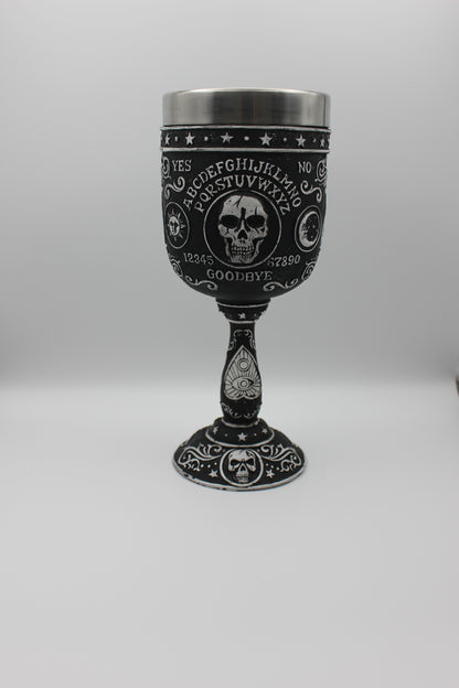 Ouija Spirit Board Skull Decorative Goblet