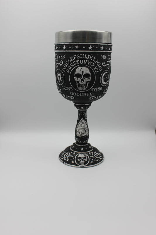 Ouija Spirit Board Skull Decorative Goblet