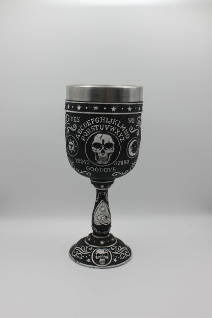 Ouija Spirit Board Skull Decorative Goblet
