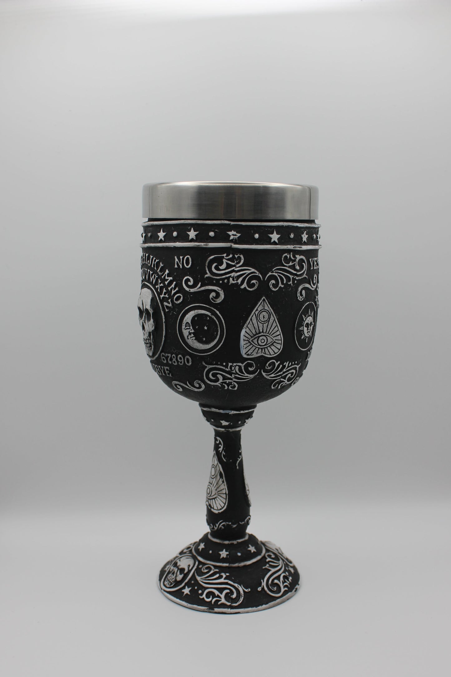 Ouija Spirit Board Skull Decorative Goblet