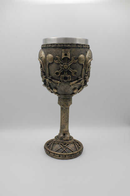 Steampunk Skull Goblet